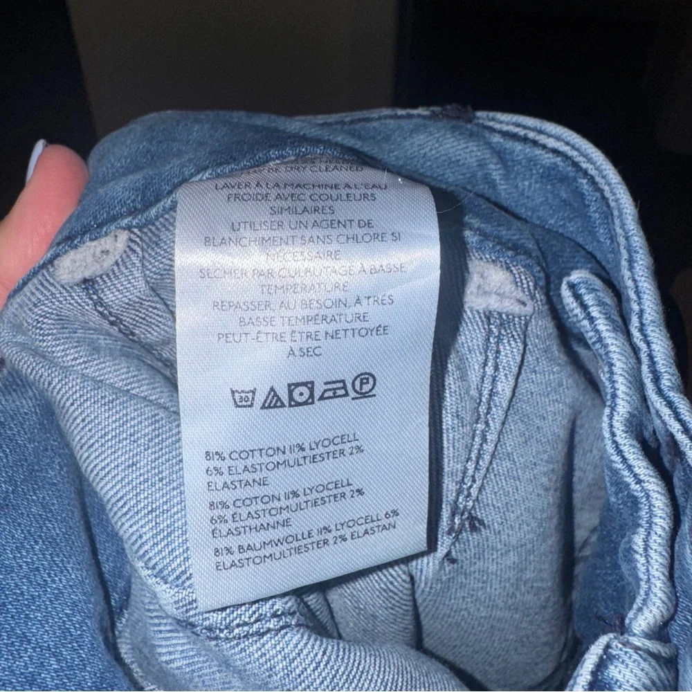 The Colette Crop High-Rise Wide-Leg Jeans by Maeve. - Picture 7 of 8